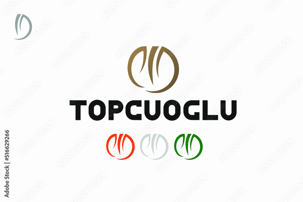 food agriculture industrial company logo design consisting of letter t