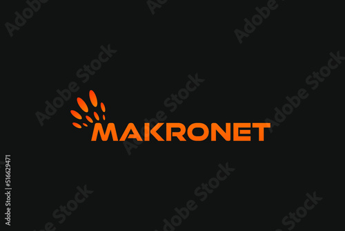 Wallpaper Mural company logo design with modern minimal letter m Torontodigital.ca