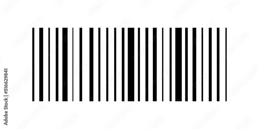 Barcode vector icon. Design for web and mobile app. Vector illustration isolated on white background Barcode vector icon. Design for web and mobile app. Vector illustration isolated on white background
