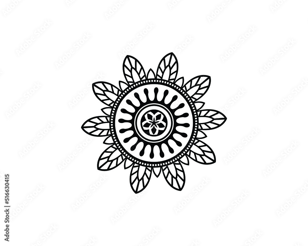 Fototapeta premium Mandala in ethnic style vector