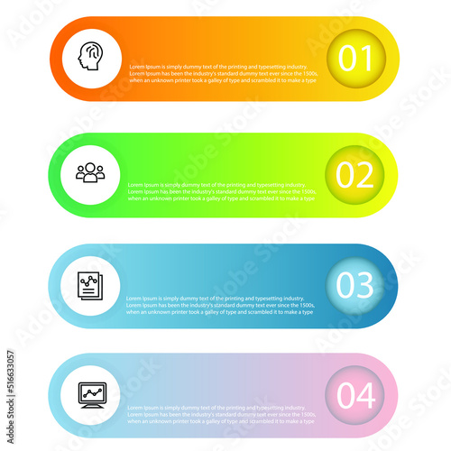 Abstract elements Infographic idea shape data vector Template Process concept Step for strategy and information education