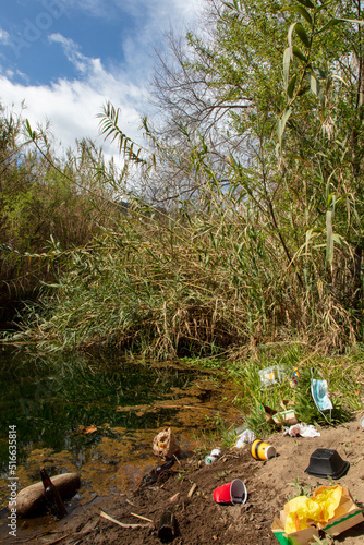 Trash Waste Recycling Microplastic