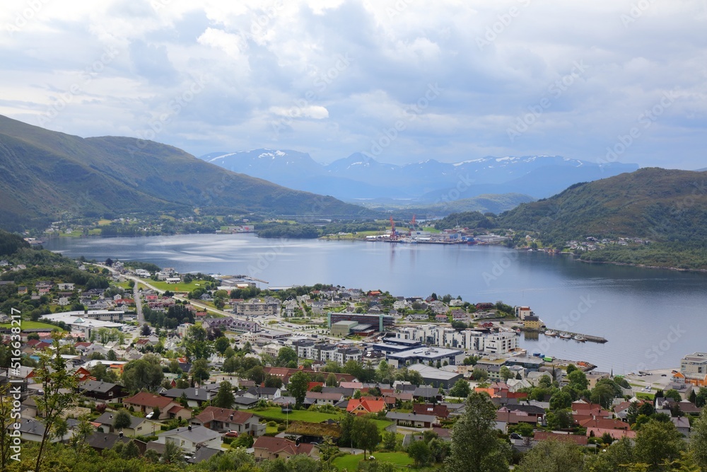 Ulsteinvik landscape in Norway