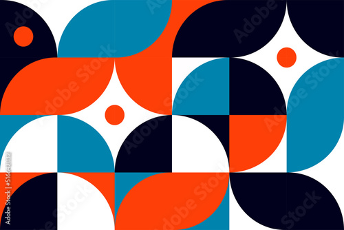 abstract background, a pattern of geometric shape. the modern element is a circle, a line in the style of minimalism. for print. banner, web, business ideas. vector art illustration.