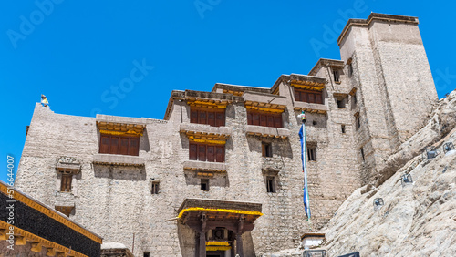 Leh Palace also known as Lachen Palkar Palace is a former royal palace overlooking the city of Leh in Ladakh, India photo