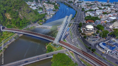 Stayed-Bridge for Subway in Barra da Tijuca. Rio de Janeiro.