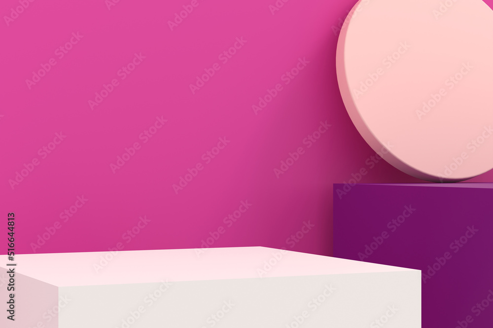 3D product display background. 3D product display background.