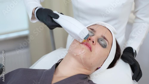 Broadband laser for face rejuvenation