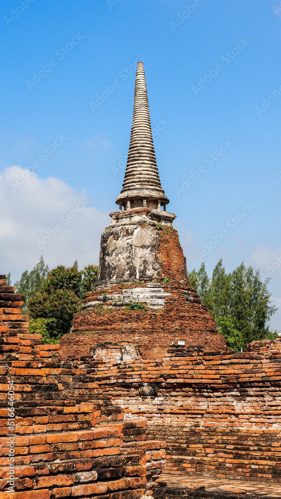 Fototapeta premium The historical city of Ayutthaya in Thailand
