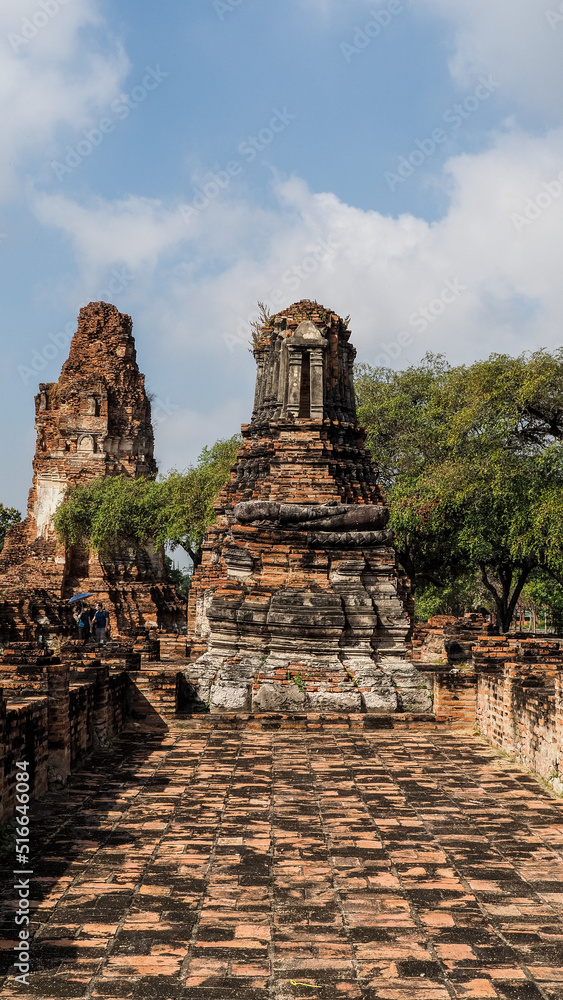 The historical city of Ayutthaya in Thailand The historical city of Ayutthaya in Thailand