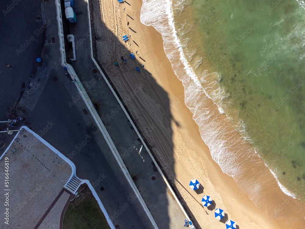 Aerial view of one of the main and most beautiful beaches in Salvador in Bahia Aerial view of one of the main and most beautiful beaches in Salvador in Bahia