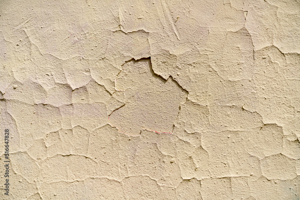 Texture. Light yellow paint with cracks Texture. Light yellow paint with cracks