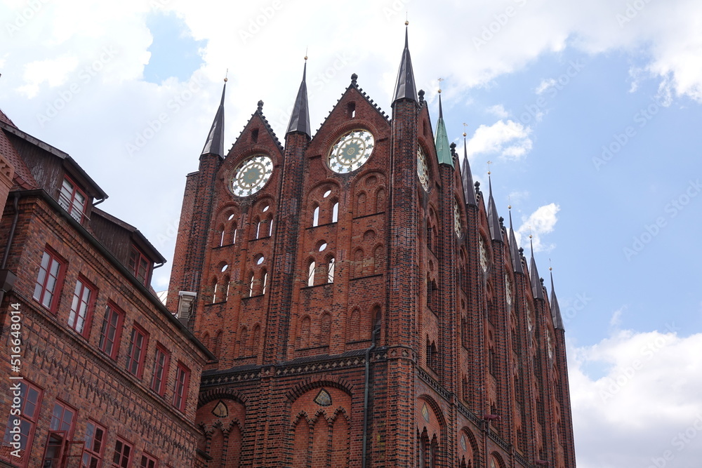Fototapeta premium Ratrhaus in Stralsund