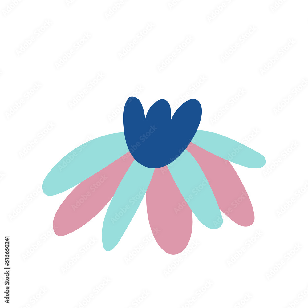 70s Retro Flower Clipart Elements 70s Retro Flower Clipart Elements