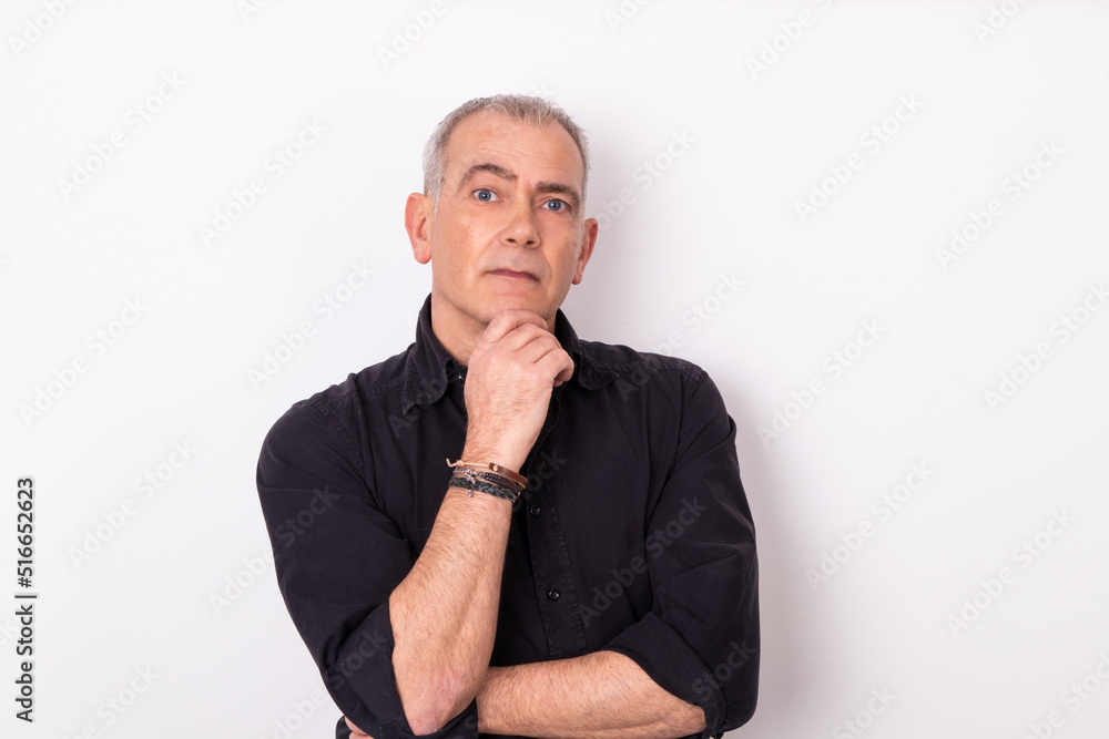 portrait of senior man isolated on background portrait of senior man isolated on background