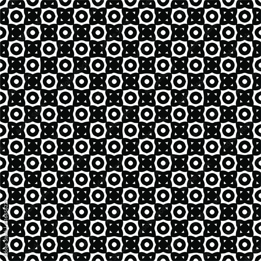 
Abstract background with black and white pattern. Unique geometric vector swatch. Perfect for site backdrop, wrapping paper, wallpaper, textile and surface design. 