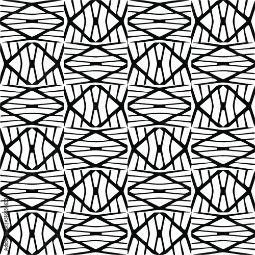  Abstract background with black and white pattern. Unique geometric vector swatch. Perfect for site backdrop, wrapping paper, wallpaper, textile and surface design. 