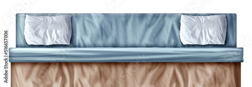 Drifting Apart Relationship and marriage or couples problem as a sign of a breakup or divorce as a concept for incompatibility or sexual abstinence and loss of libido