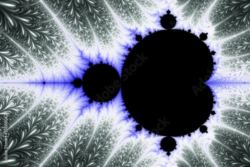 Beautiful zoom into the infinite mathematical mandelbrot set fractal.