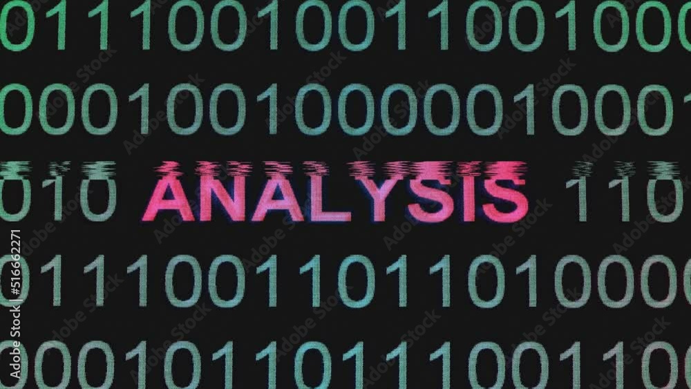 Analysis data on the screen glitch effect Analysis data on the screen glitch effect