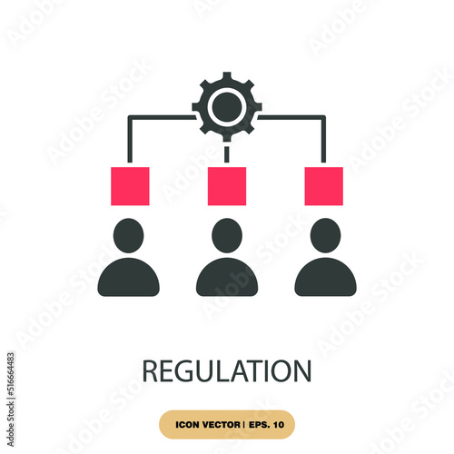 regulation icons symbol vector elements for infographic web
