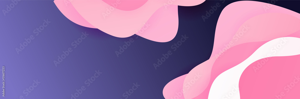 Pink and blue abstract background. Vector abstract graphic design banner pattern background template.
