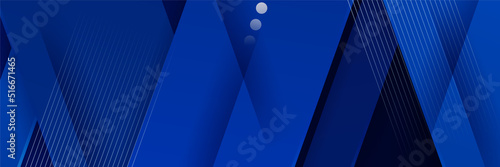 Dark blue abstract background. Vector abstract graphic design banner pattern background template.