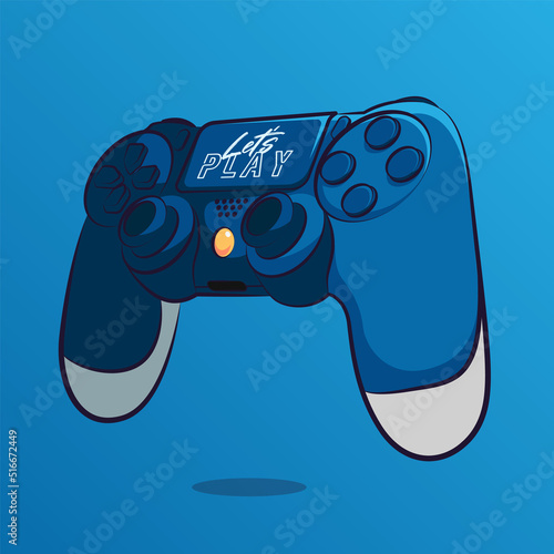 stick controller art illustration