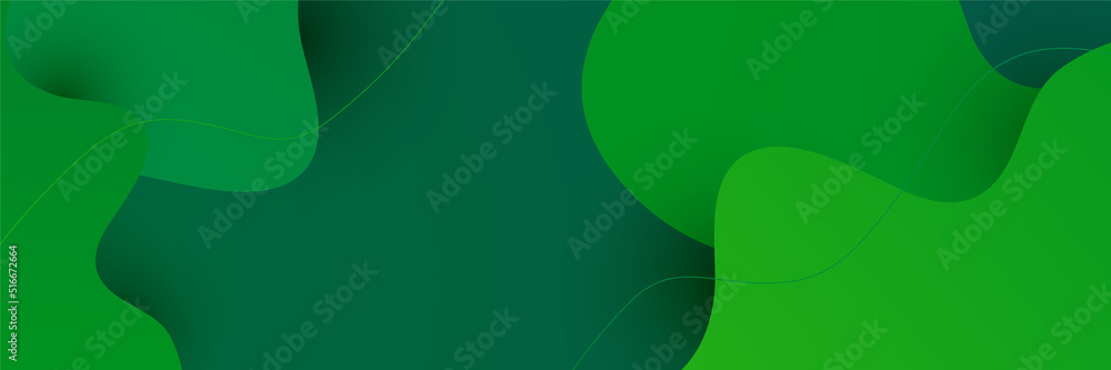 Green abstract banner background. Vector abstract graphic design banner pattern background template. Green abstract banner background. Vector abstract graphic design banner pattern background template.