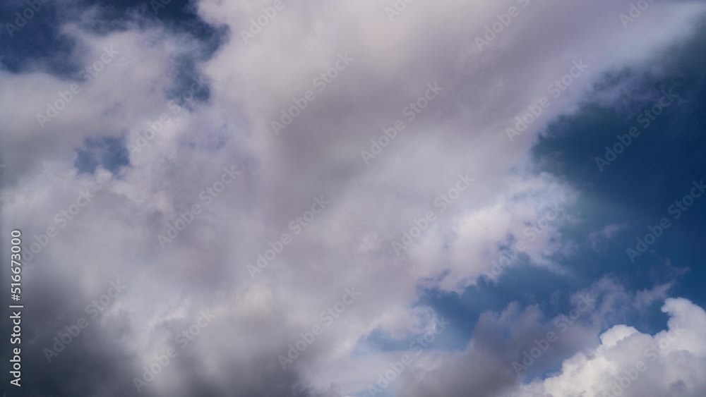 Clouds in the sky close-up. timelapse Clouds in the sky close-up. timelapse