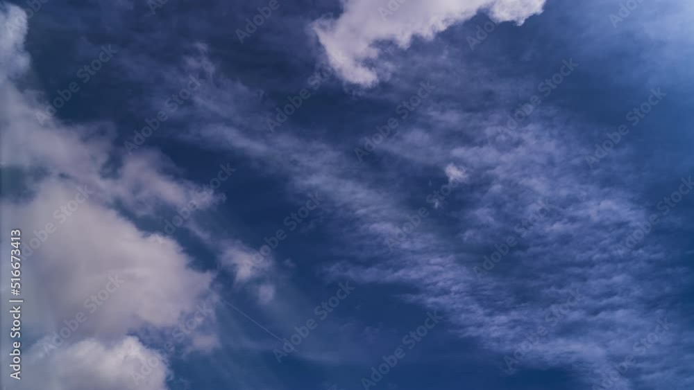 Clouds in the sky close-up. timelapse Clouds in the sky close-up. timelapse
