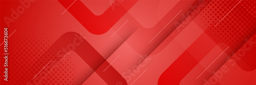 Abstract lines pattern technology on red gradients background. Vector abstract graphic design banner pattern background template.