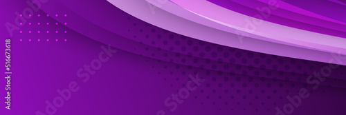 Dark violet background for wide banner. Vector abstract graphic design banner pattern background template.