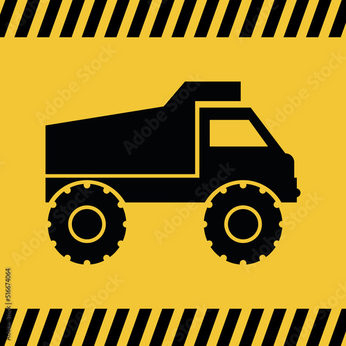 Logo camion chantier.