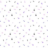 Punctuation marks seamless school pattern for kids for notebooks and clothes print and fabrics and wrapping paper
