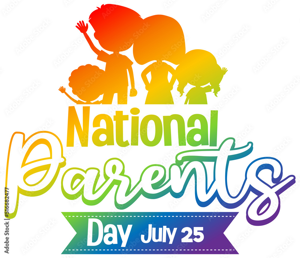 national-parents-day-on-25th-july-stock-vector-adobe-stock