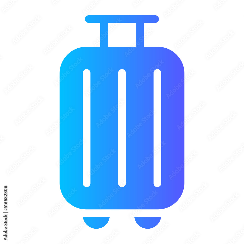 Wheel Luggage gradient icon Wheel Luggage gradient icon