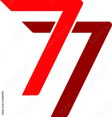 This 77 logo is inspired by Indonesia's independence this year Free Download This 77 logo is inspired by Indonesia's independence this year - GFXLoad