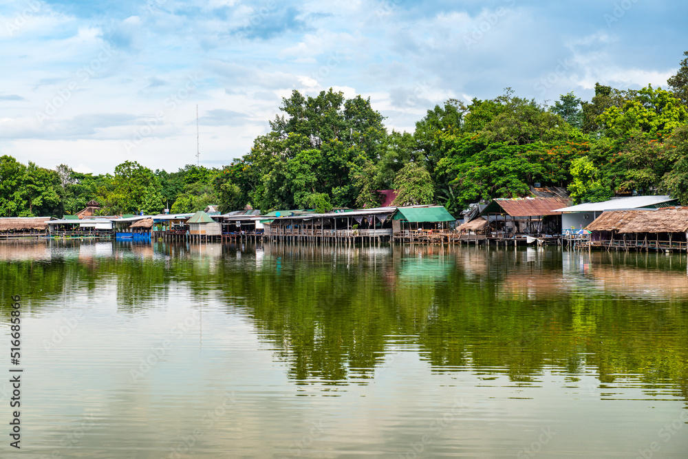 The scenery around Nong Hoo lake in Chiang Mai Province