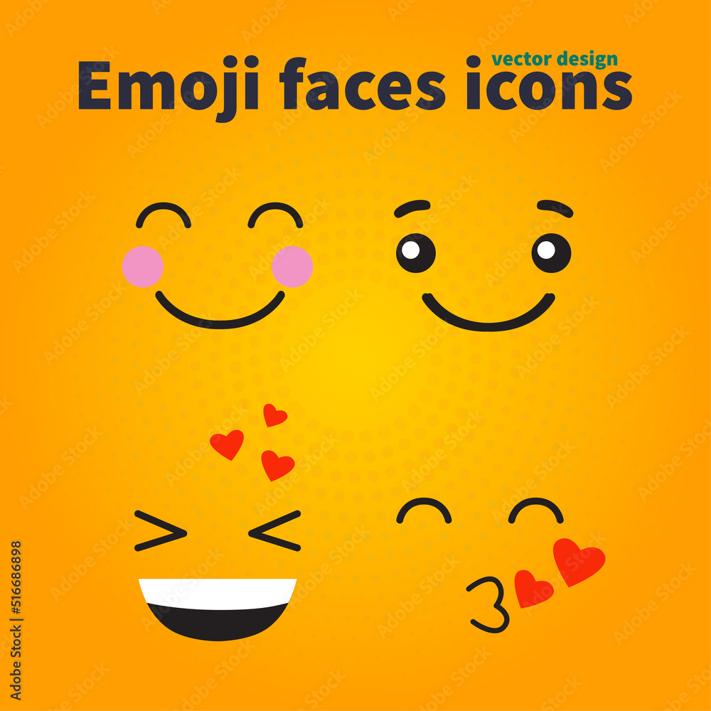 emoji-faces-icons-vector-design-bad-and-good-review-happy-and-sad