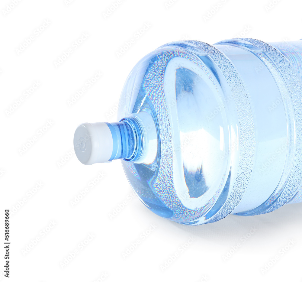 Bottle of clean water isolated on white Bottle of clean water isolated on white