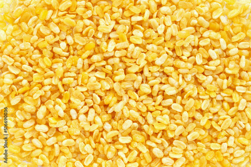 Deep fried mung bean. Close up