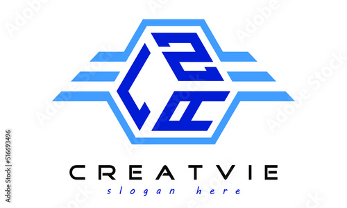 LZA three letter geometrical wings logo design vector template. wordmark logo | emblem logo | monogram logo | initial letter logo | typography logo | business logo | minimalist logo |	