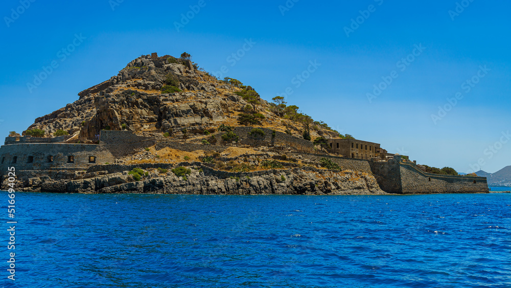 The island of lepers (Spinalonga) is an island in southern Greece and the second most visited tourist attraction in Crete .