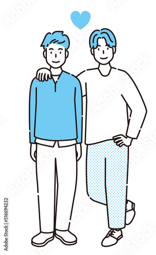 LGBT　人物　イラスト