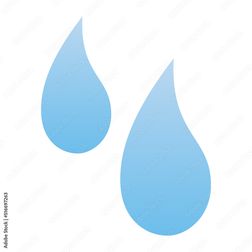 汗や水分のイメージイラスト 汗や水分のイメージイラスト