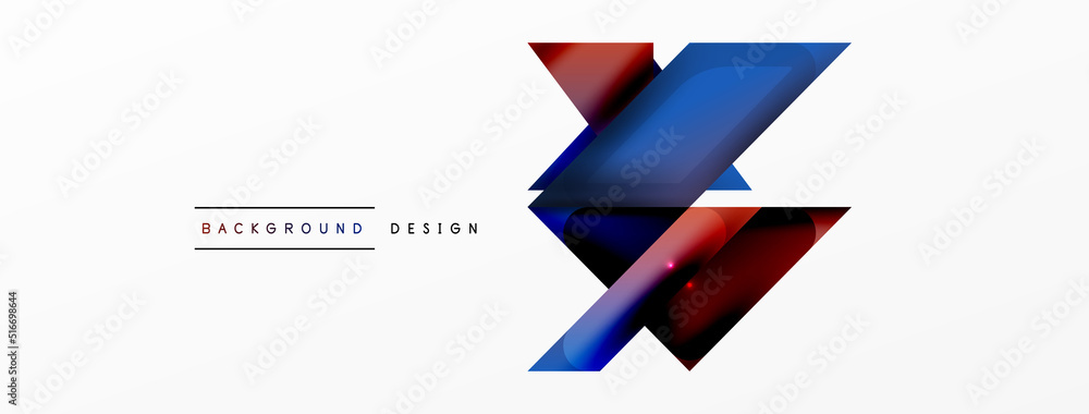Dynamic 3d geometric abstract background. Triangles and other simple forms composition. Vector Illustration For Wallpaper, Banner, Background, Card, Book Illustration, landing page Dynamic 3d geometric abstract background. Triangles and other simple forms composition. Vector Illustration For Wallpaper, Banner, Background, Card, Book Illustration, landing page