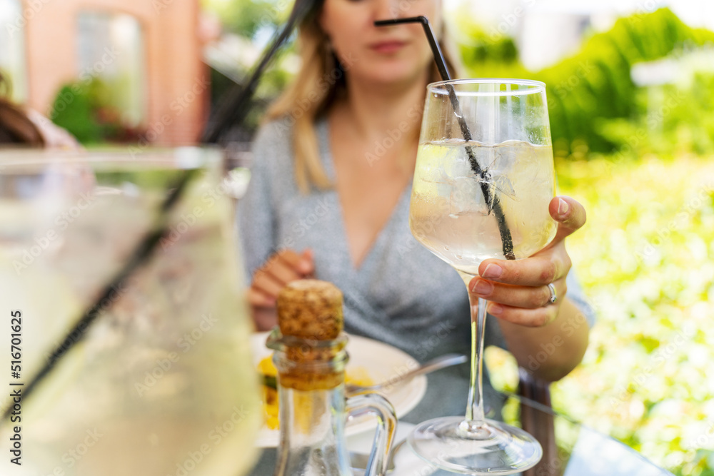 Making celebratory toast with summer cocktails Making celebratory toast with summer cocktails