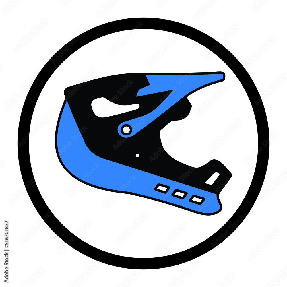 Accessories apparel or bicycle helmet icon Accessories apparel or bicycle helmet icon