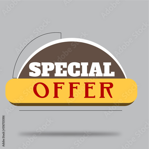 speciall offer sponser sticker photo